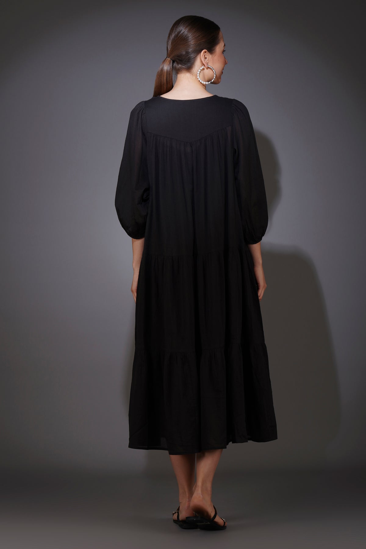 Black Boho Dress