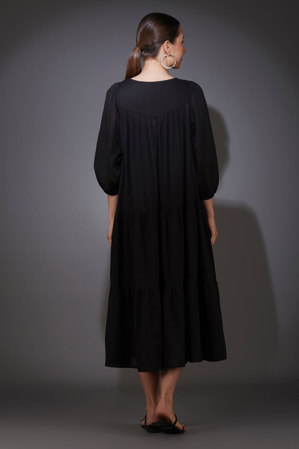 Black Boho Dress