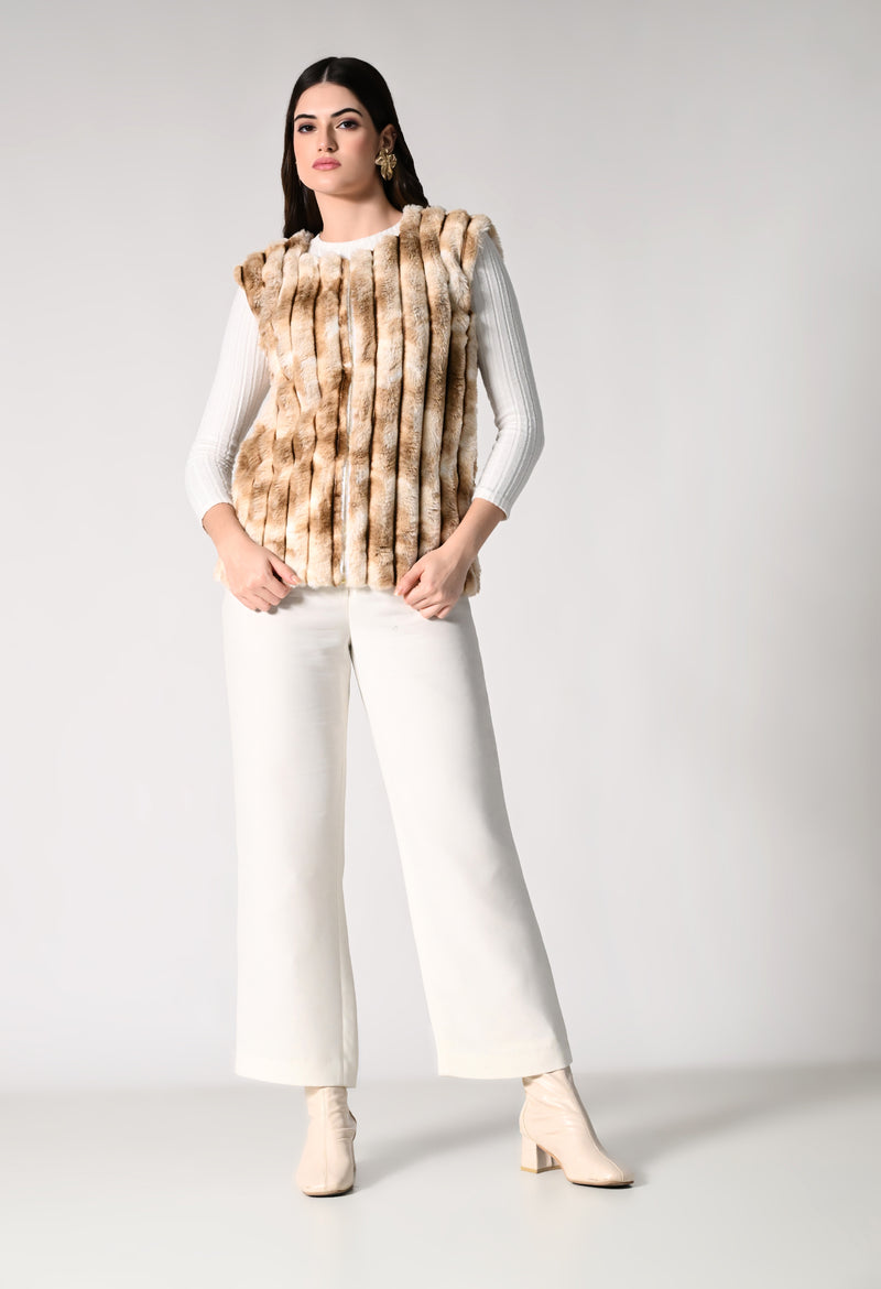The Golden Hour Fur Jacket