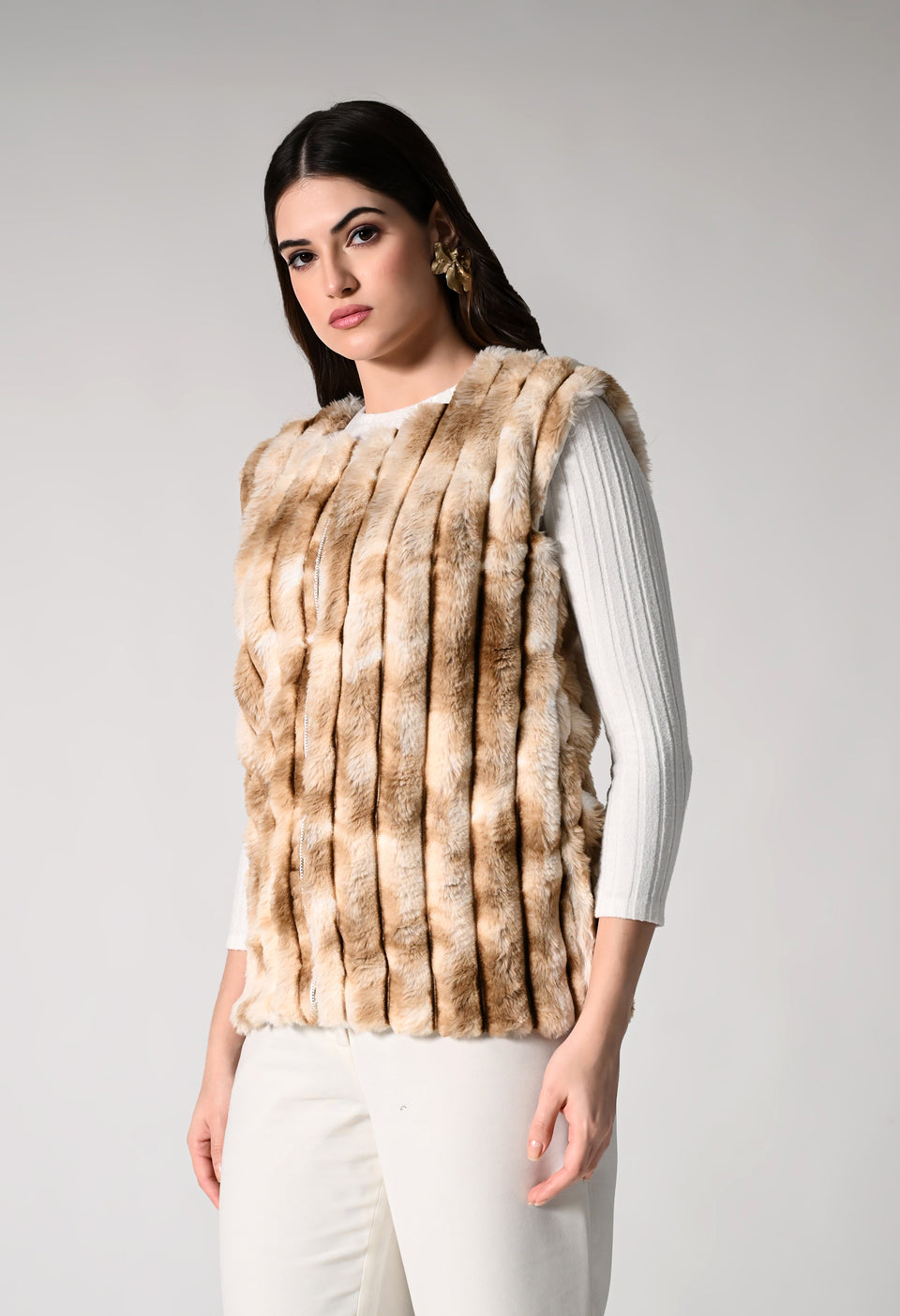 The Golden Hour Fur Jacket