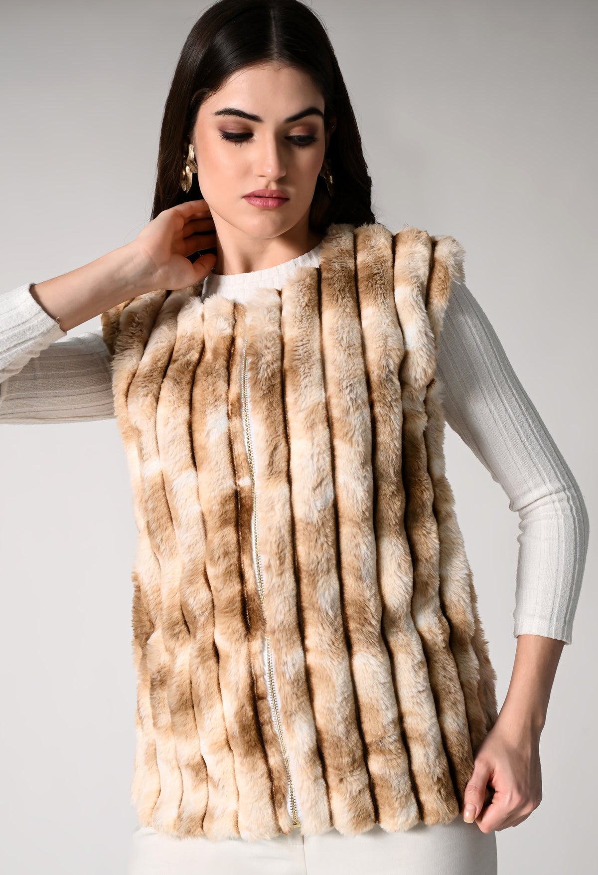 The Golden Hour Fur Jacket