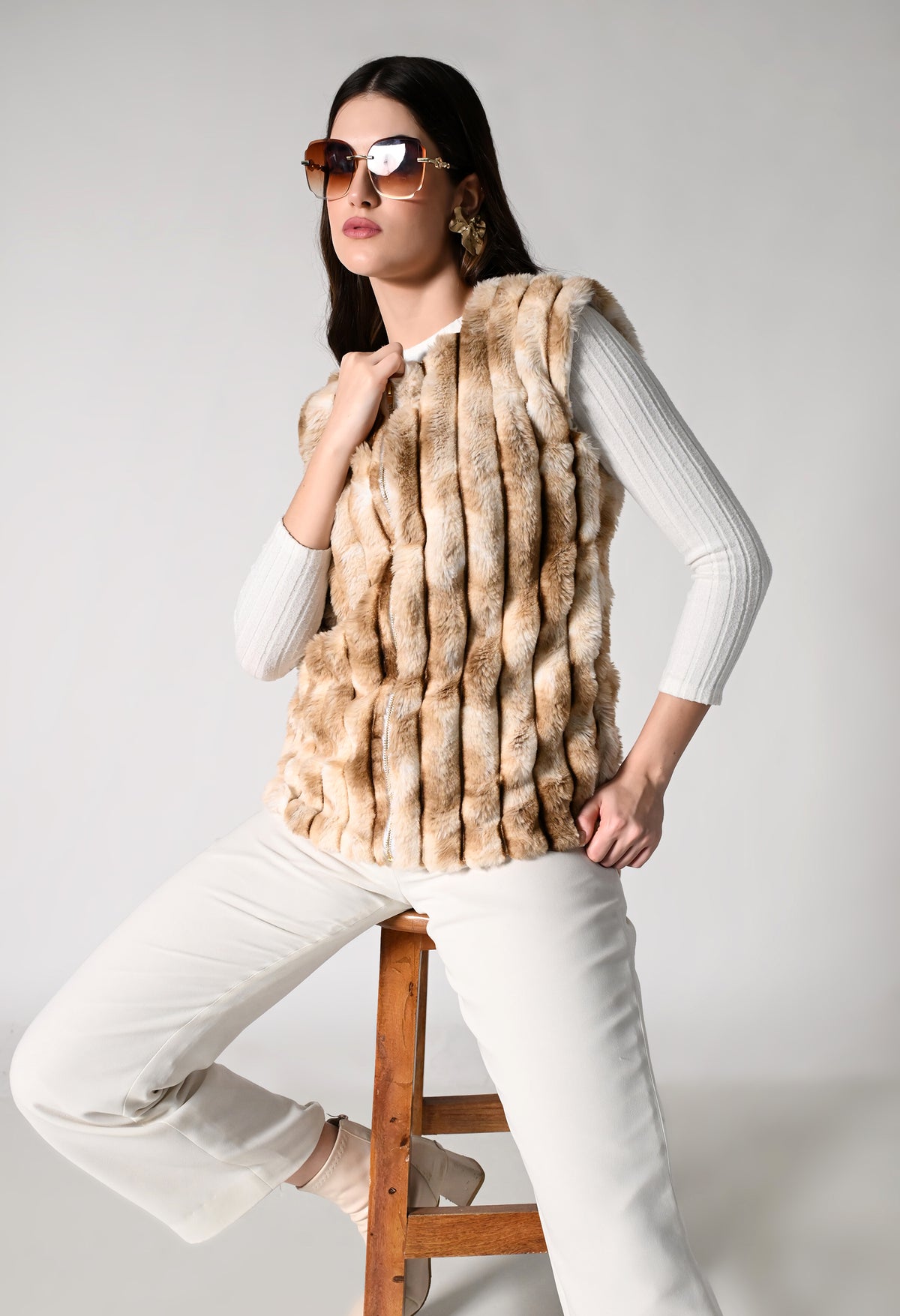 The Golden Hour Fur Jacket