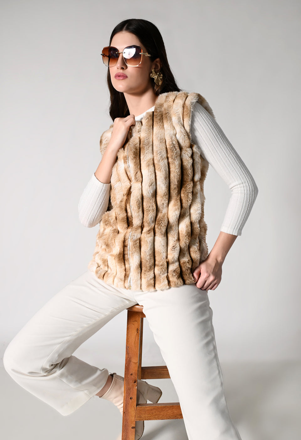 The Golden Hour Fur Jacket