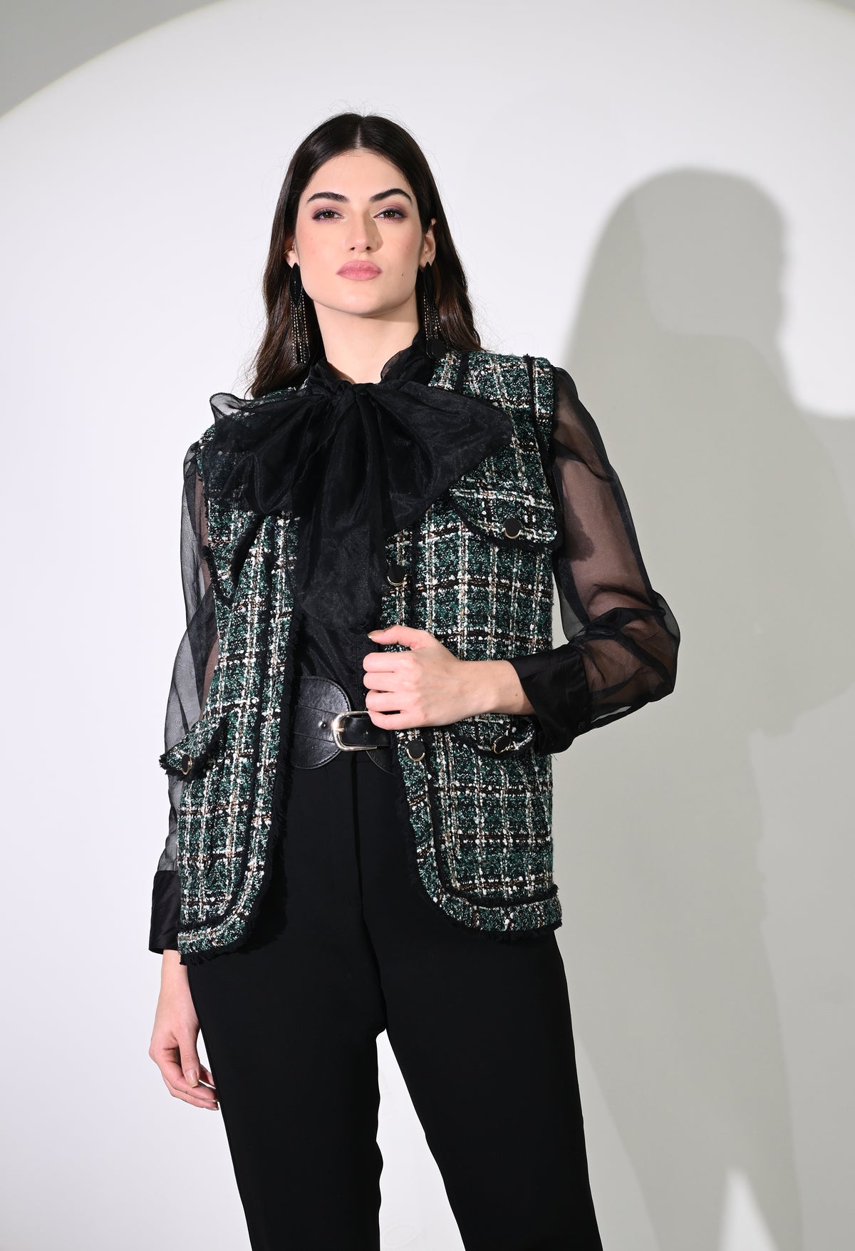 Green Tweed Jacket