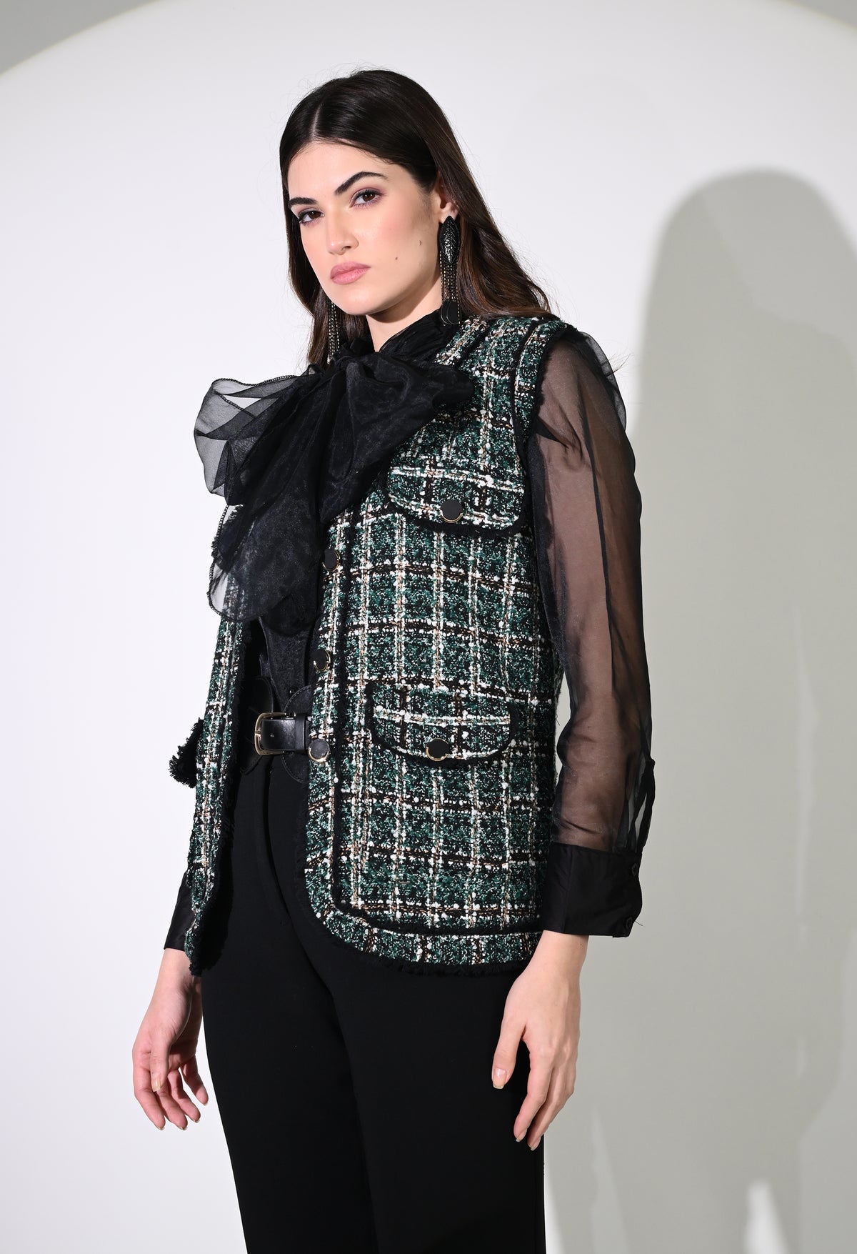 Green Tweed Jacket