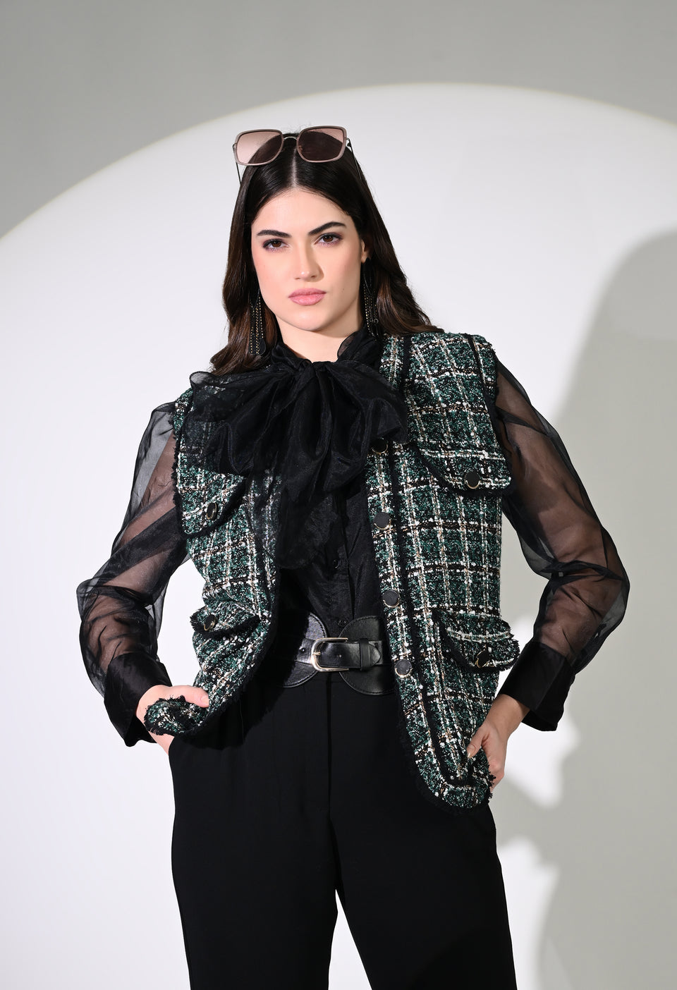 Green Tweed Jacket