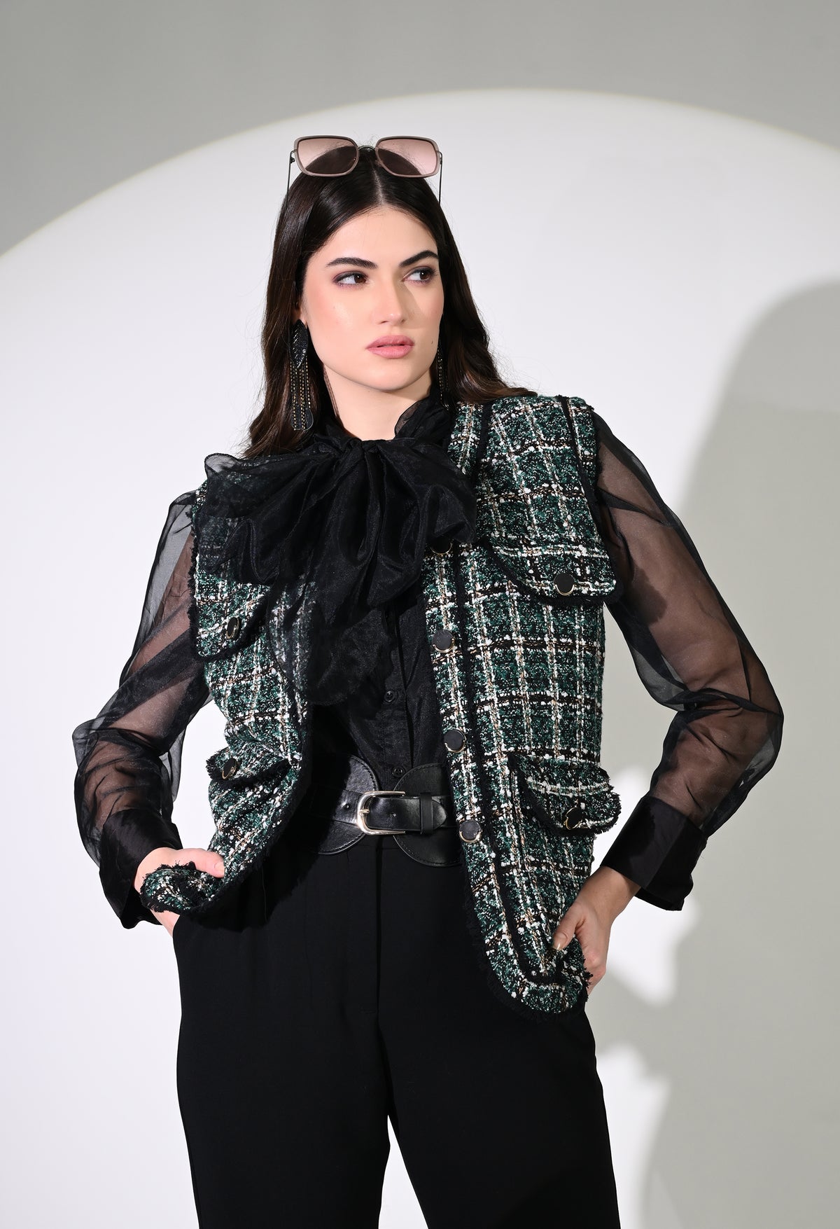 Green Tweed Jacket