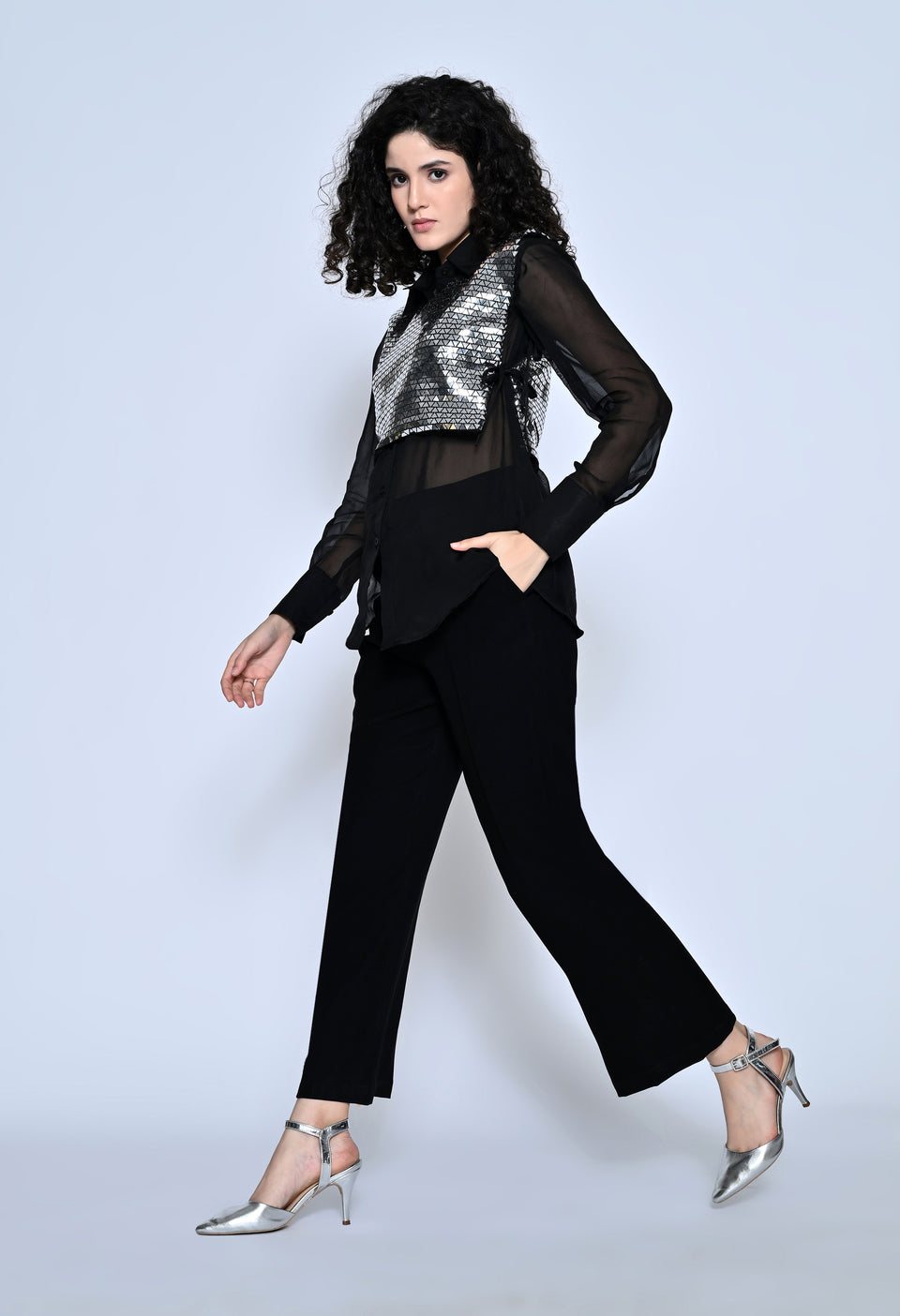 Prism Shirt with tie strings