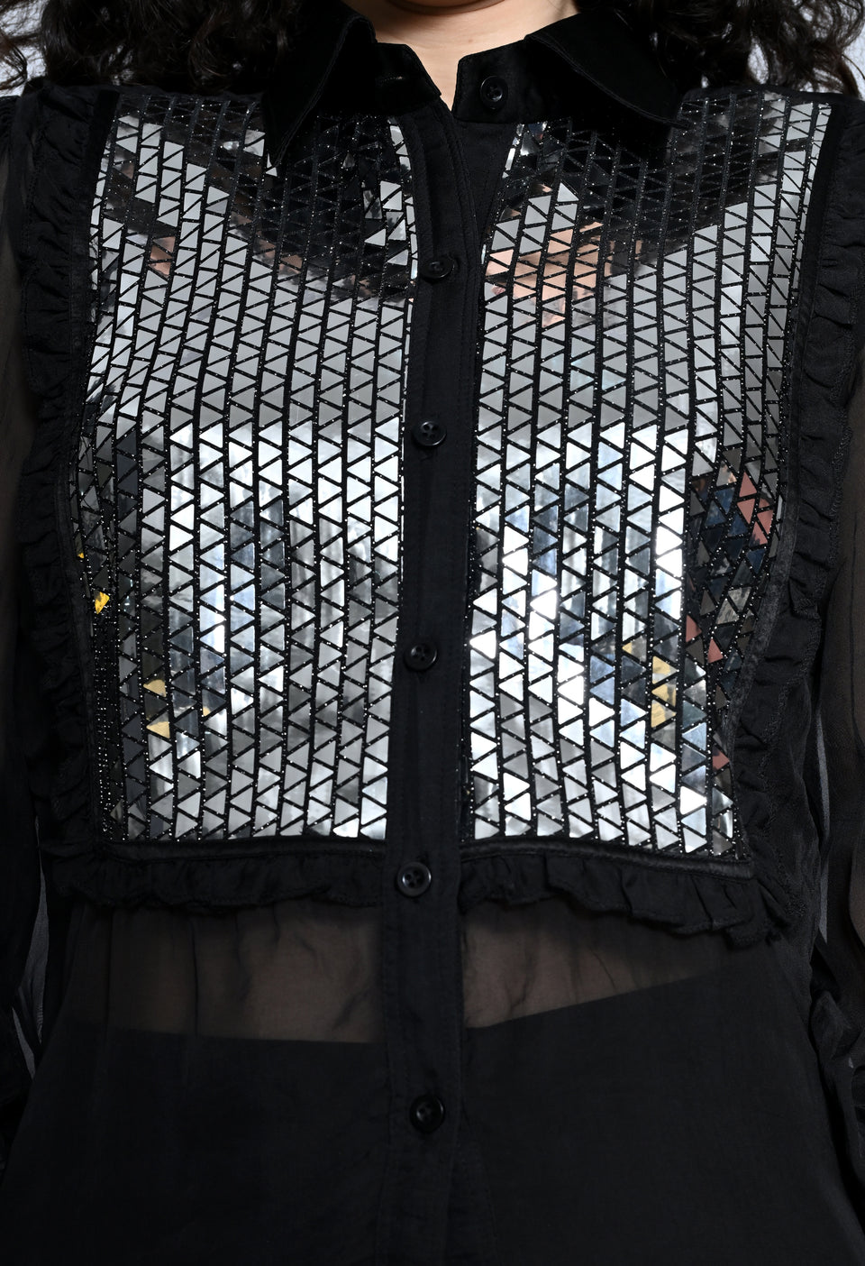 Prism Shirt with tie strings