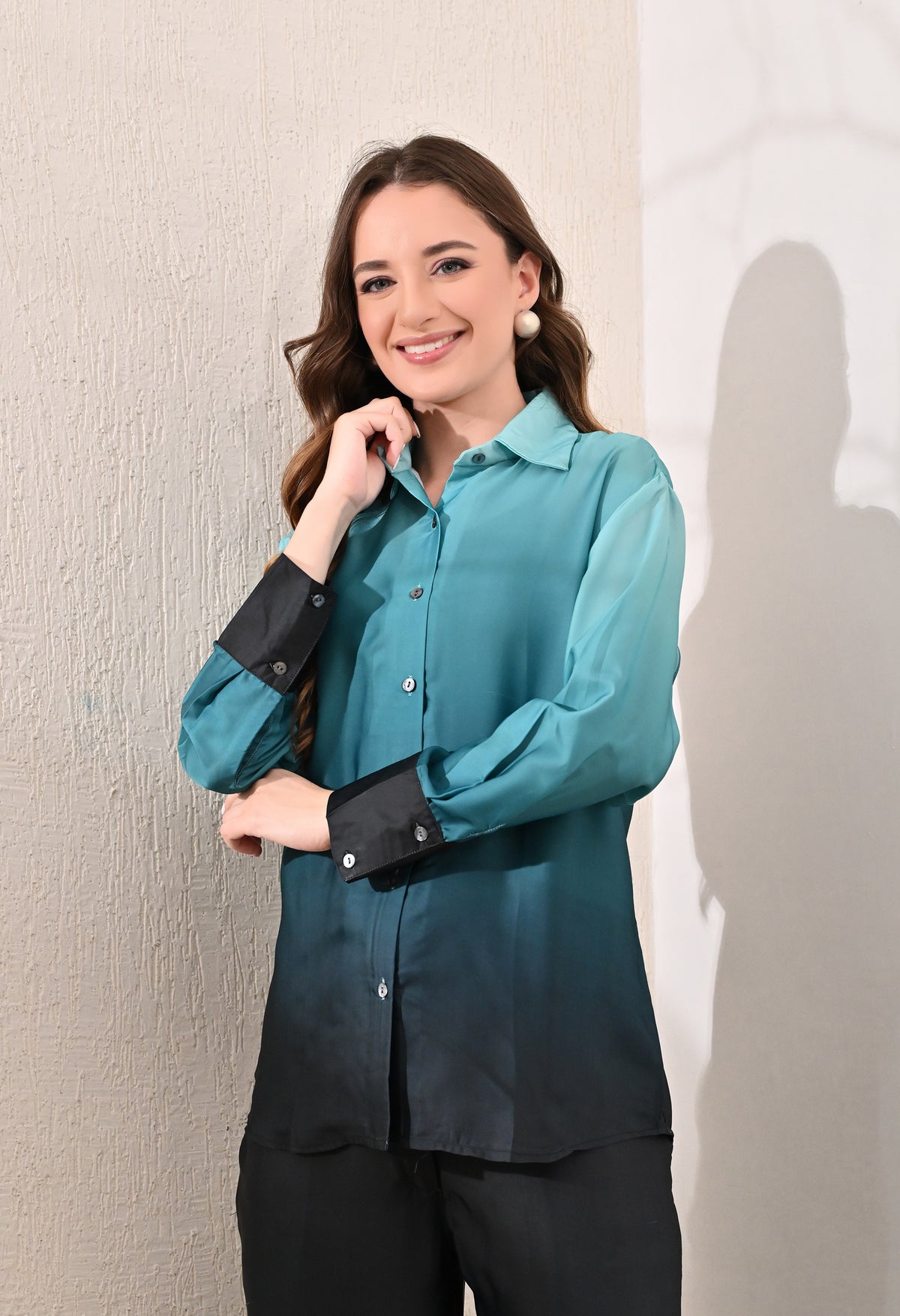 Black and Blue shaded co-ord set