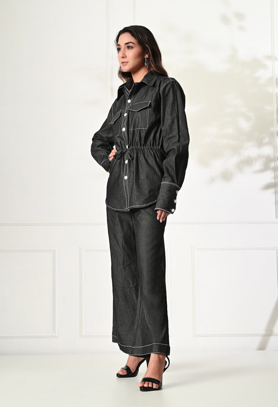 Naples light denim co-ord set