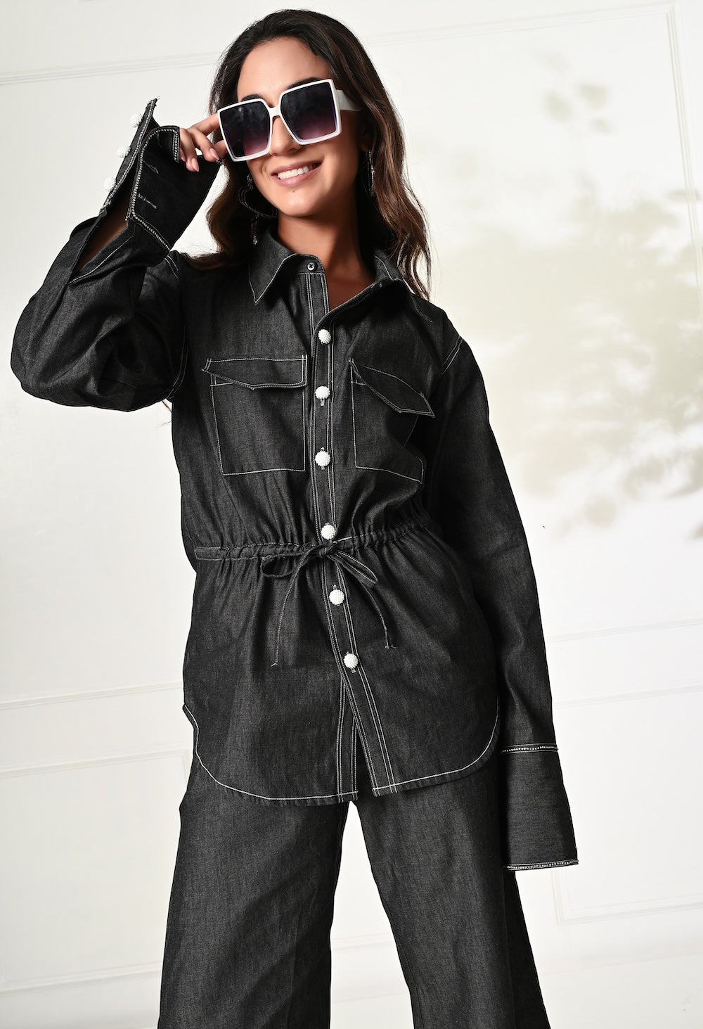 Naples light denim co-ord set