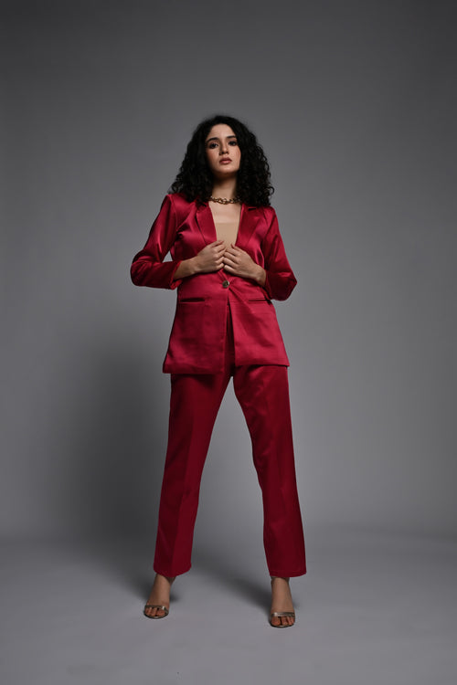 Ruby Red Co-ord Set