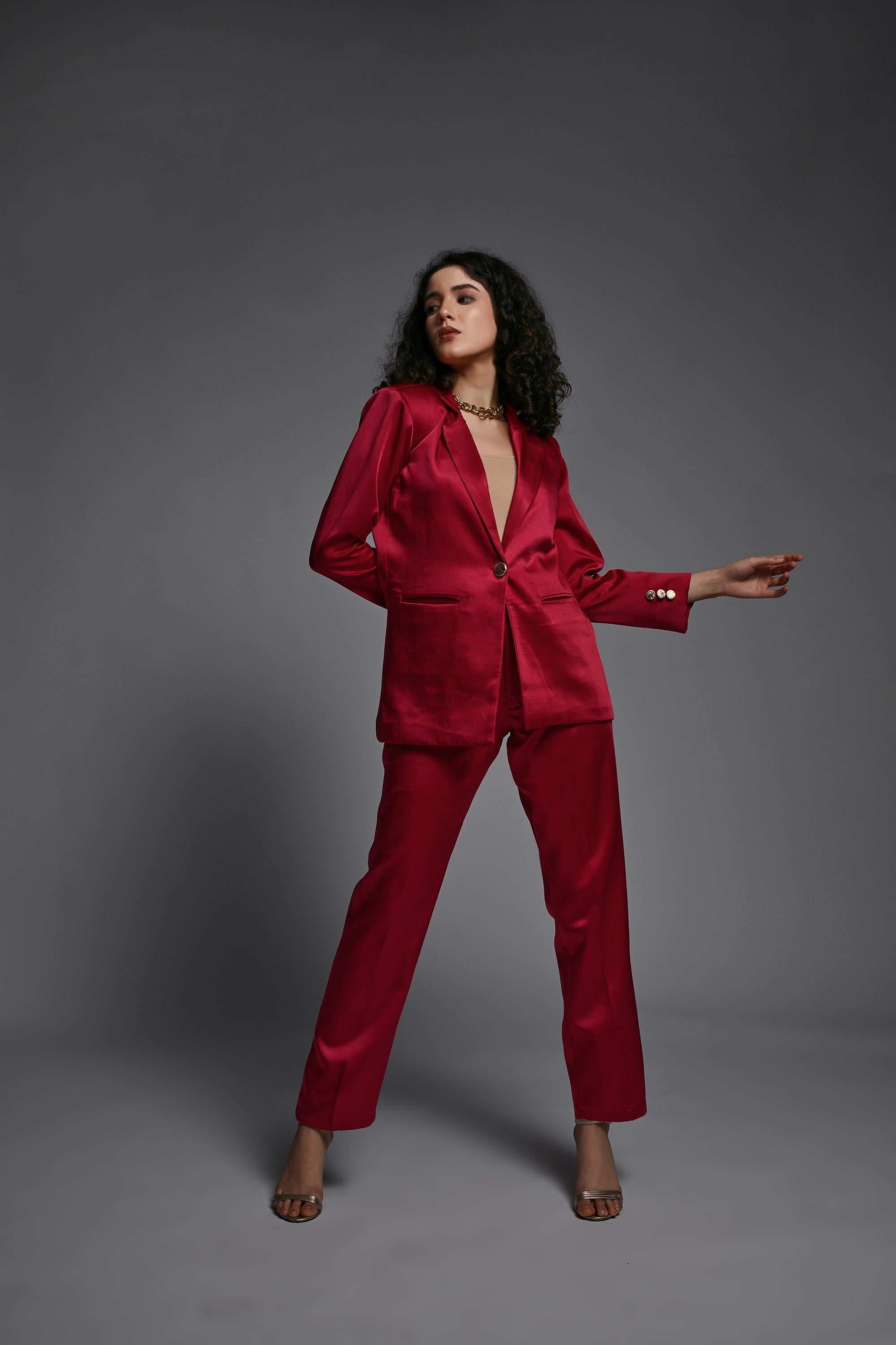 Ruby Red Co-ord Set